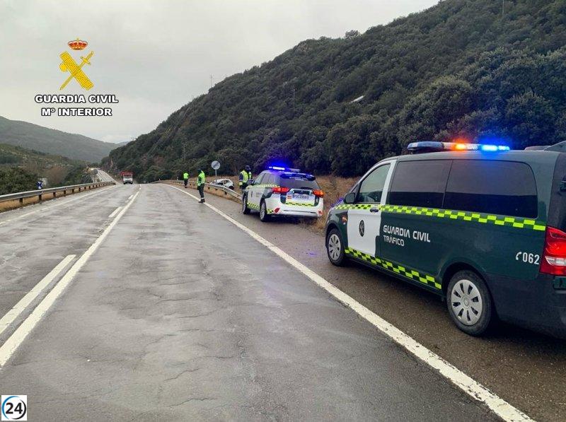 Mujer de 40 años, residente de Villava, se encuentra gravemente herida después de salirse de la carretera en la N-330, en Villanúa (Huesca).