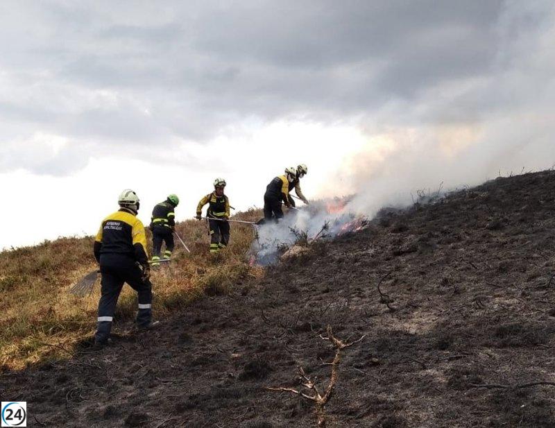 El Gobierno de Navarra incrementa los efectivos del Servicio de Bomberos para combatir los incendios forestales en invierno