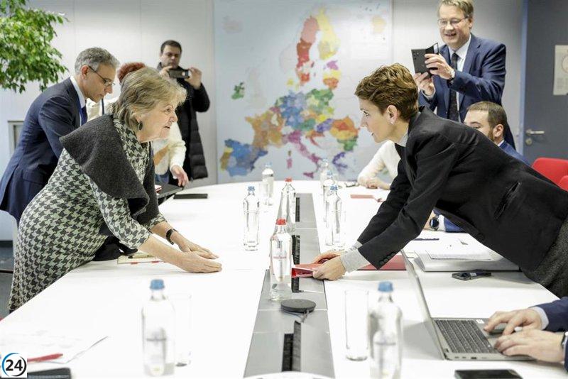 Chivite aboga en Europa por renovar instrumentos económicos ante la transición sostenible de la industria