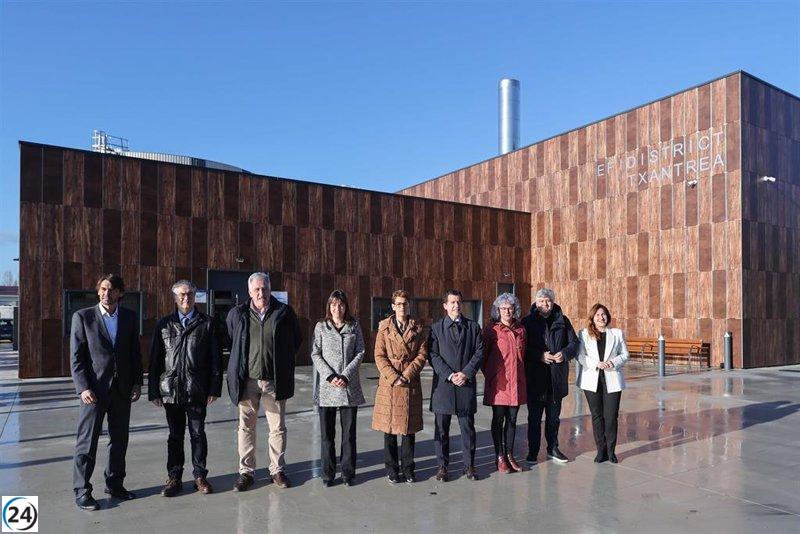 Nueva central de calor en la Txantrea reduce drásticamente emisiones de gases nocivos.