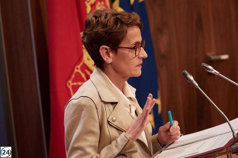 Chivite critica la abstención de EH Bildu en la condena a ETA.