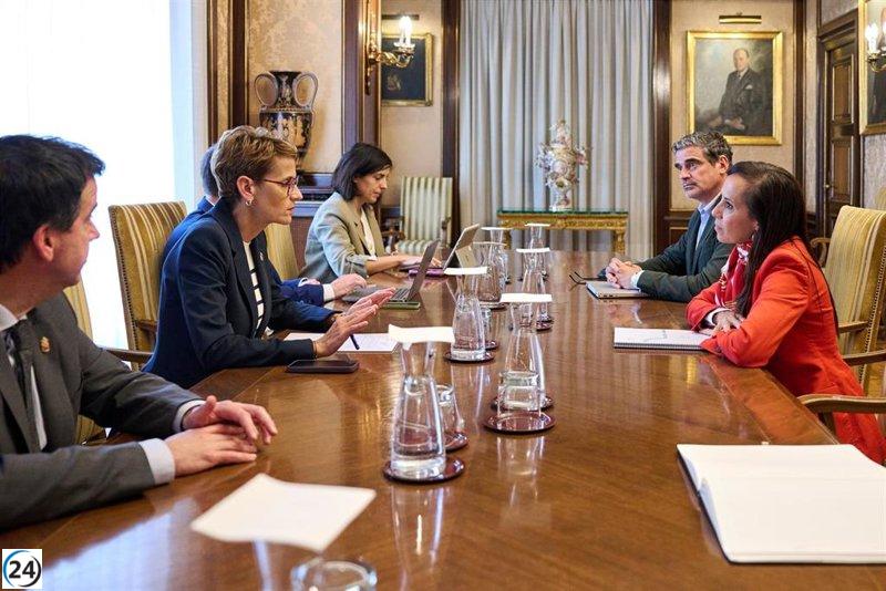 Chivite al tanto de las inversiones de Red Eléctrica en Navarra.