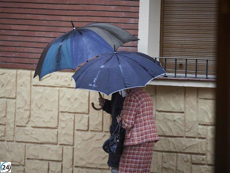 Se prevén lluvias y tormentas en Navarra este fin de semana.