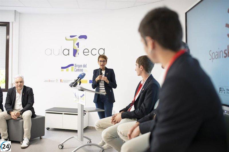 La Formación Profesional en Navarra impulsa la competitividad en la región, afirma Chivite.