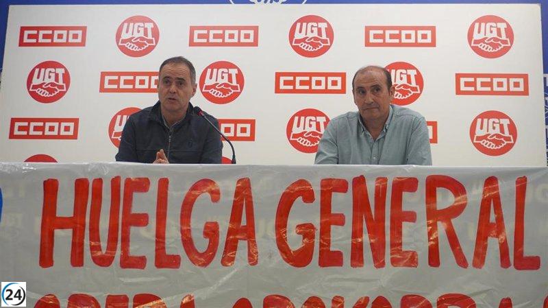 Huelga confirmada en el transporte de viajeros para el 28 de octubre por CCOO y UGT.