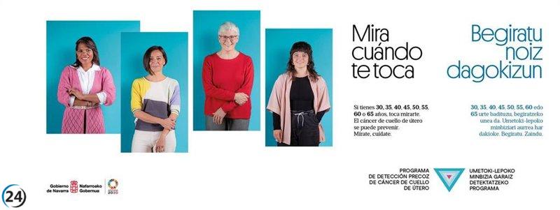 Desde enero, Navarra amplía su Programa de Detección Precoz de Cáncer de Cuello de Útero a mujeres de 30 años.