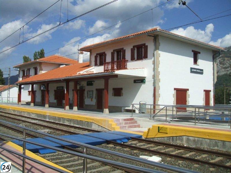 Transportes destina 19,7 millones para ampliar las vías de apartado en Caparroso, Carrascal y Uharte-Arakil.