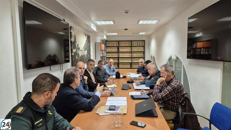 Navarra evalúa medidas preventivas del Plan de Emergencia ante nevadas.