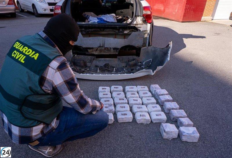 Desmantelan tráfico de drogas en Almandoz: más de 17 kilos de hachís confiscados.