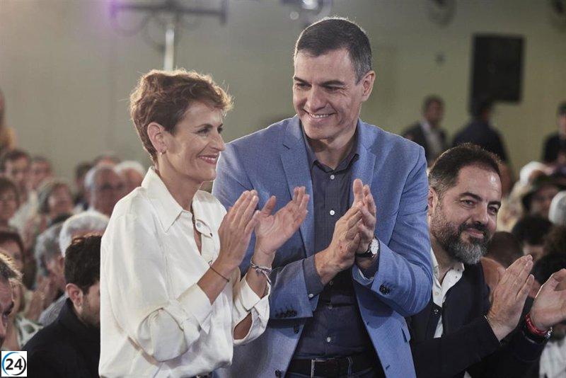 Sánchez y su gabinete apoyarán la reelección de Chivite como líder del PSN en el Congreso.