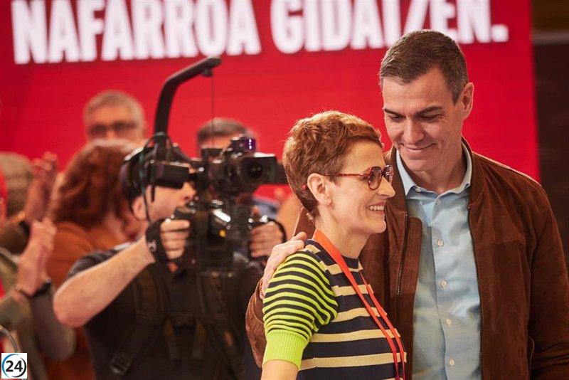 Sánchez elogia a Chivite por su enfoque inclusivo y promete apoyo en la transición hacia una industria sostenible.