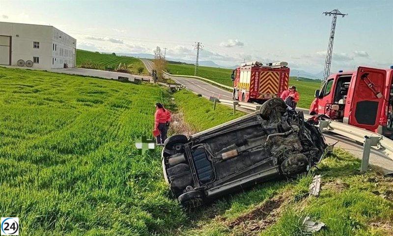 Un joven de 20 años pierde la vida en un trágico accidente vehicular en Beriáin.