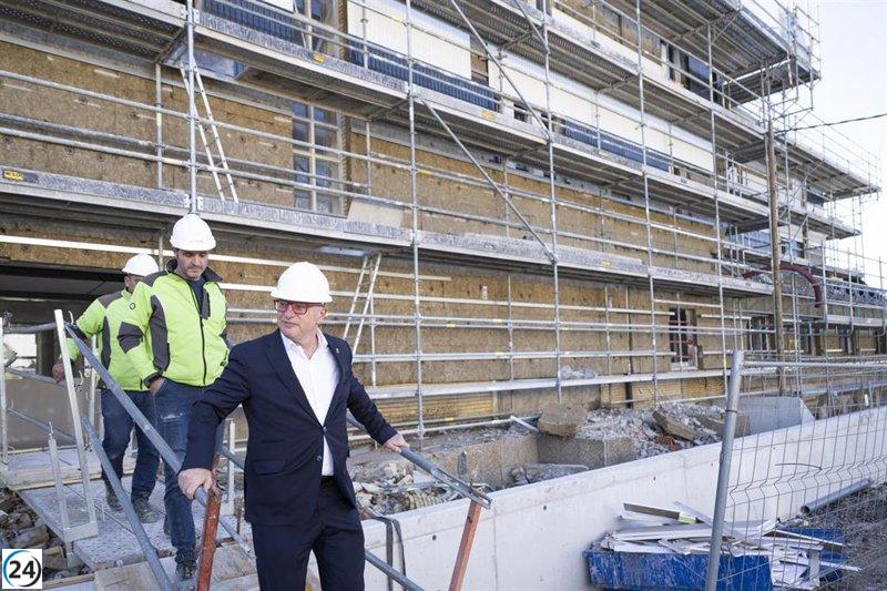Gimeno anuncia el arranque del nuevo instituto del Pirineo para el curso 2025-2026.