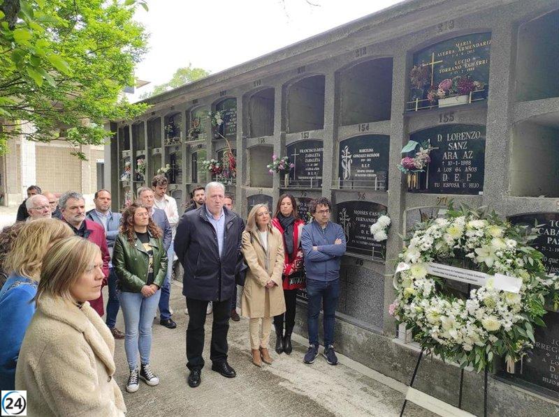Pamplona conmemora a Tomás Caballero, víctima de ETA hace 27 años, en un acto de unidad institucional y política.
