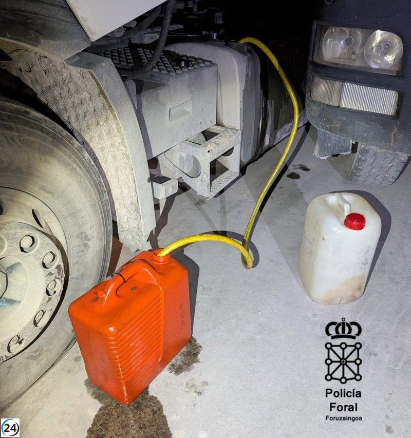 Desmantelan banda dedicada al robo de gasoil en Beriáin.