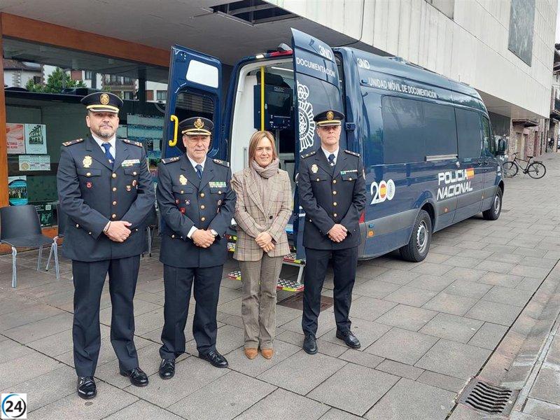 Navarra lanza su oficina móvil para la tramitación rápida de DNI y pasaporte.