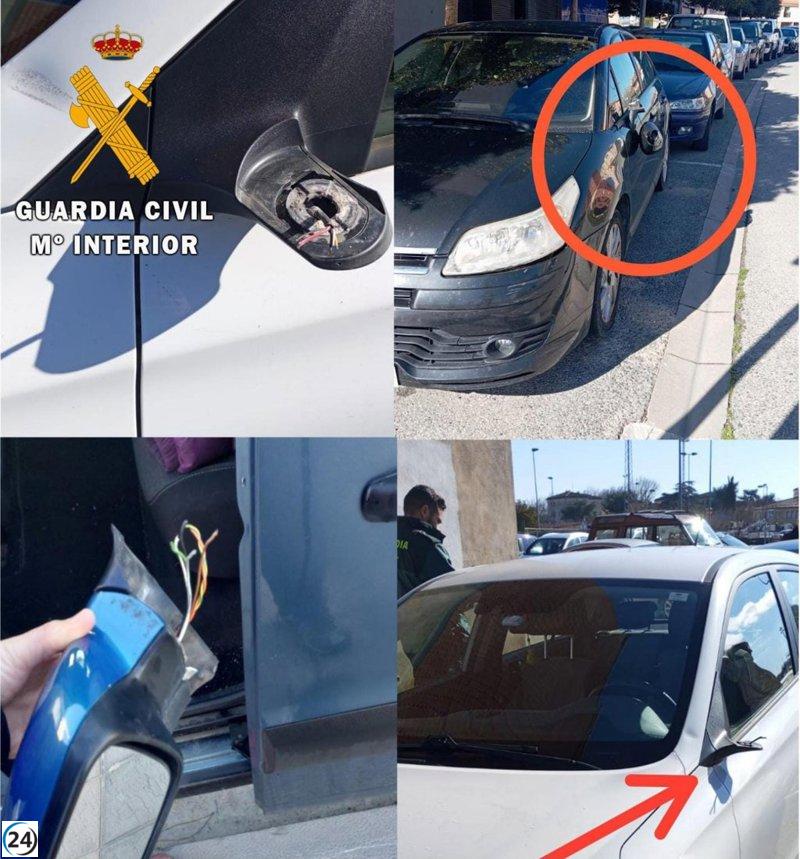 Detienen a un joven de 19 años por vandalismo de vehículos en Tafalla.