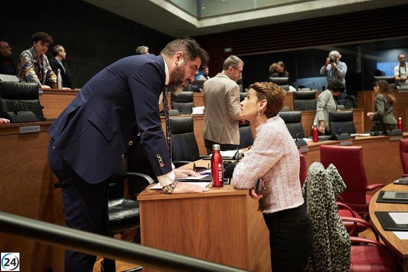 El Parlamento de Navarra respalda la revisión de acuerdos comerciales con Israel.