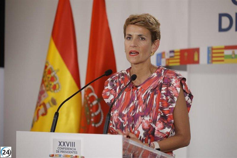 Chivite defiende la diversidad lingüística y rechaza la confrontación: