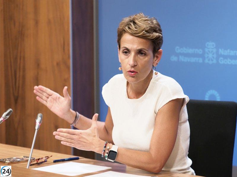 Chivite defiende la transparencia en adjudicaciones en Navarra y asegura que la UCO no menciona