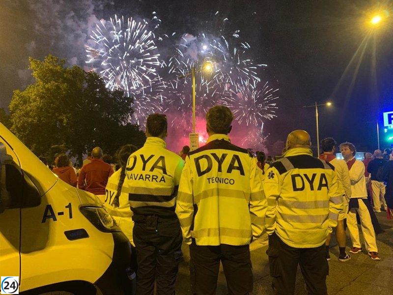 DYA Navarra brinda asistencia a 81 personas en el segundo día de Sanfermines.