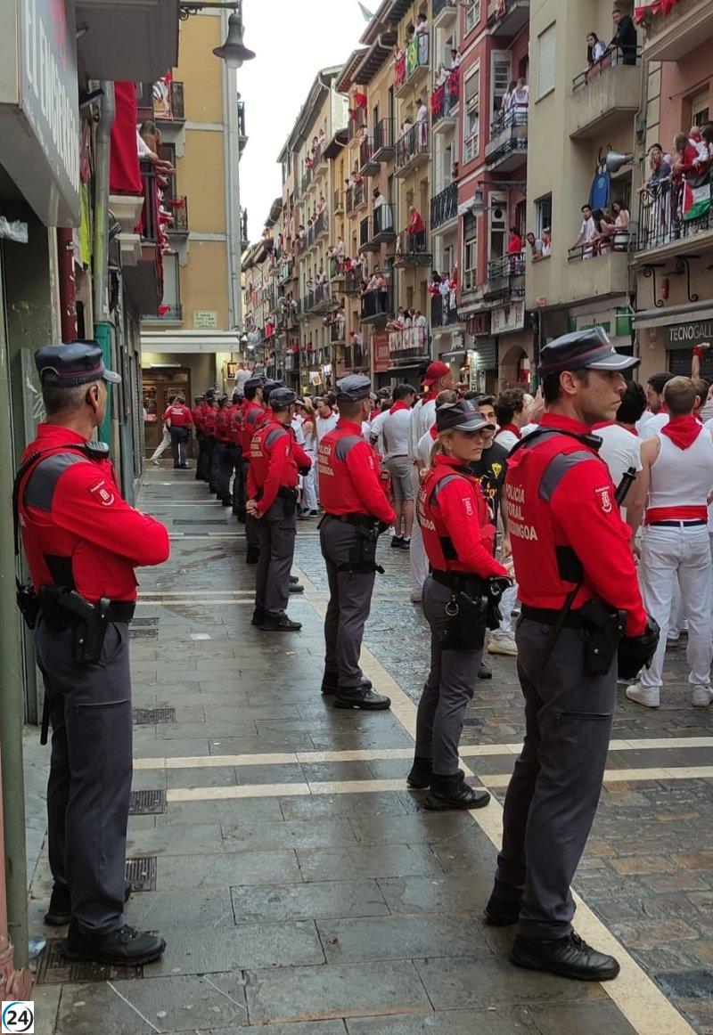 Fiestas: 115 denuncias y 11 arrestos en el segundo día de celebración, según la Policía Foral.