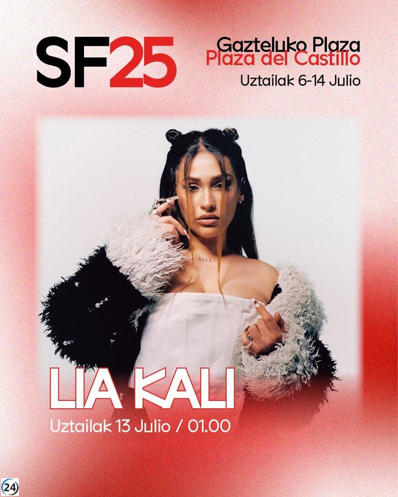 Lia Kali y Villano Antillano cierran con broche de oro las festividades en la Plaza del Castillo.