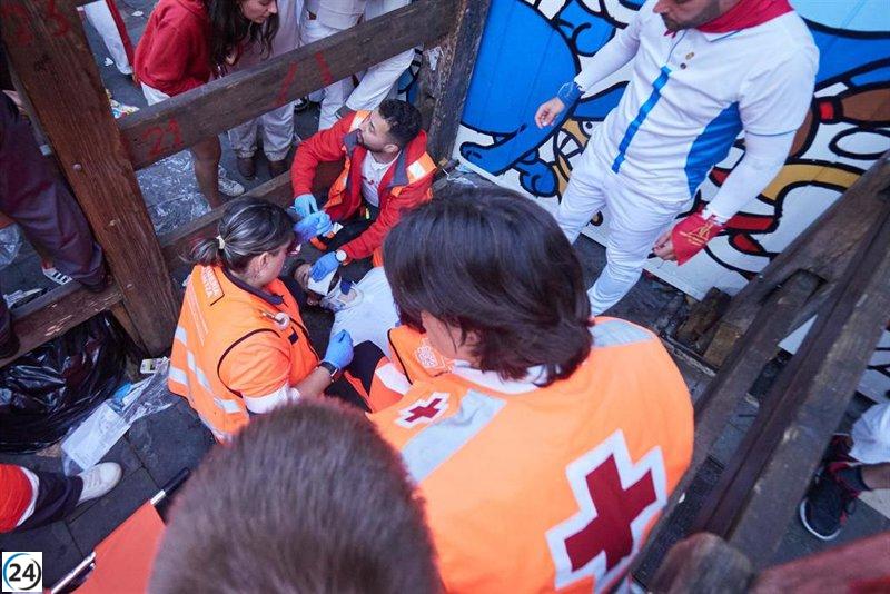 Cruz Roja brinda asistencia a más de 1.230 asistentes durante los Sanfermines 2025.