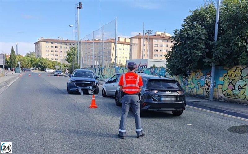 Tres heridos en un choque de vehículos en Artica.