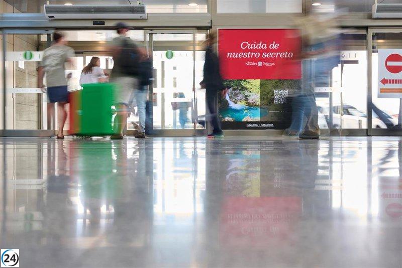 Aena y Turismo sellan acuerdo para impulsar la promoción de Navarra en el Aeropuerto de Pamplona.