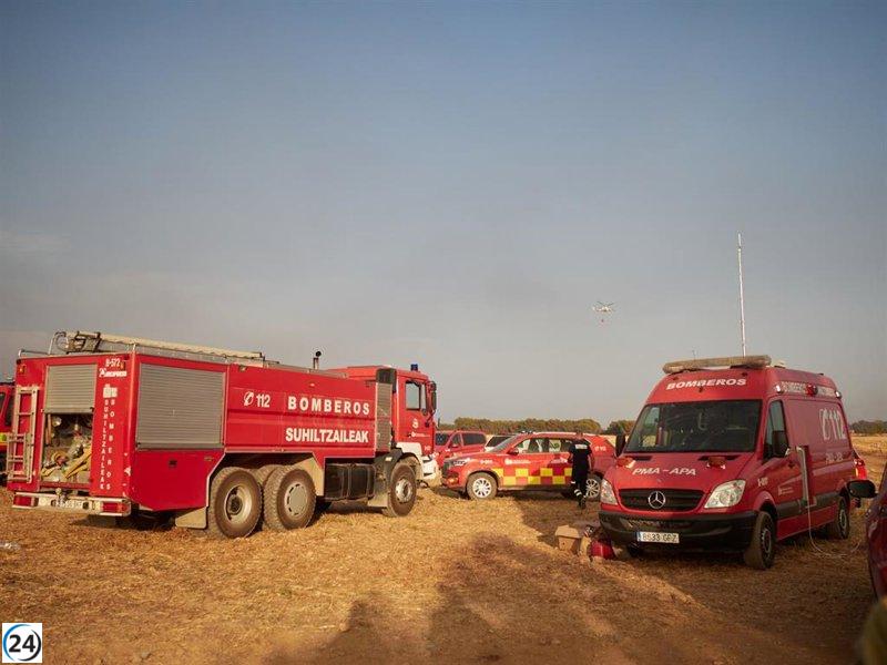 EH Bildu propone al Ejecutivo navarro la formación de un equipo de bomberos forestales.