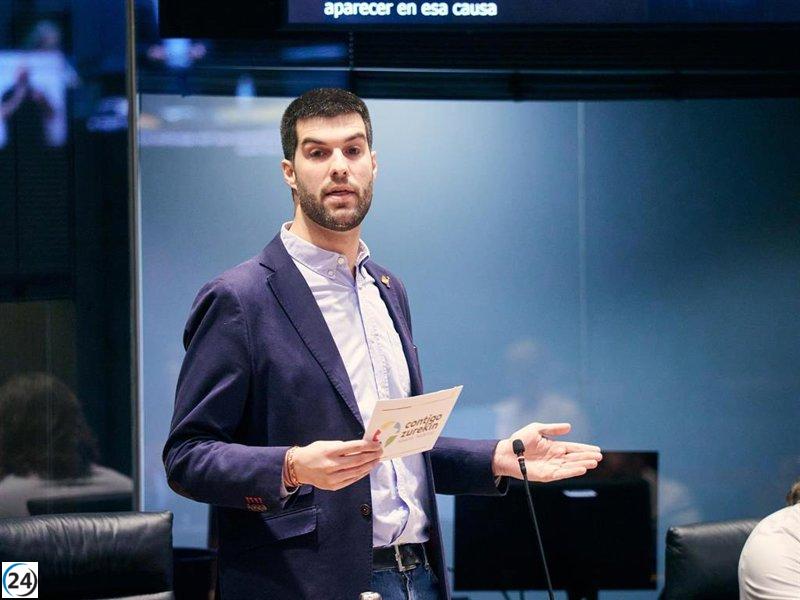 Guzmán aclara que Contigo-Zurekin no considera abandonar el Gobierno foral.