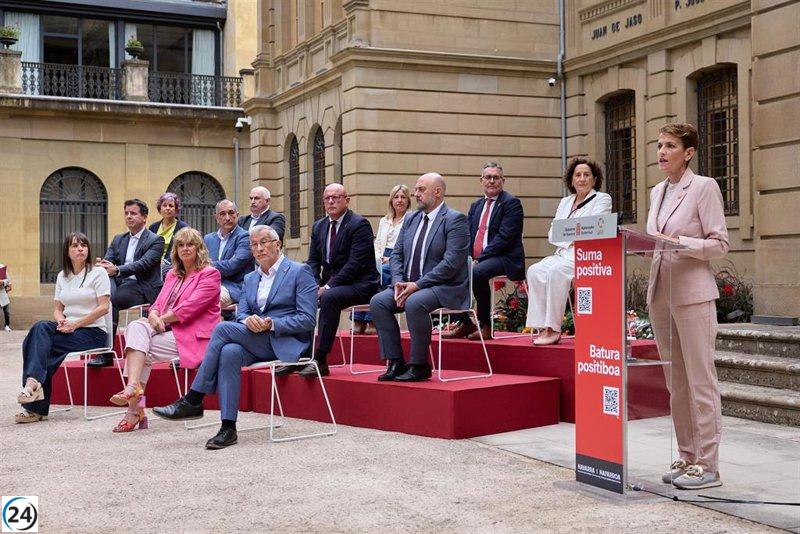 Chivite resalta el éxito de su gestión y establece ambiciosos retos para el futuro.