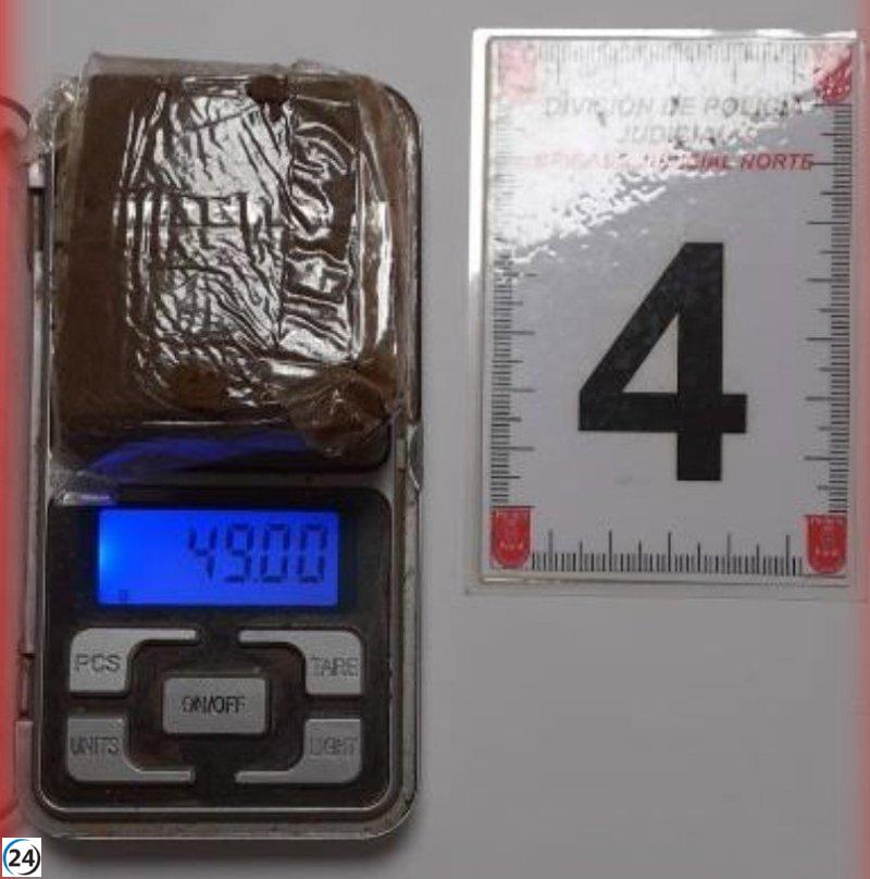 Detienen a tres personas por narcotráfico en Pamplona, Elizondo y Noáin.