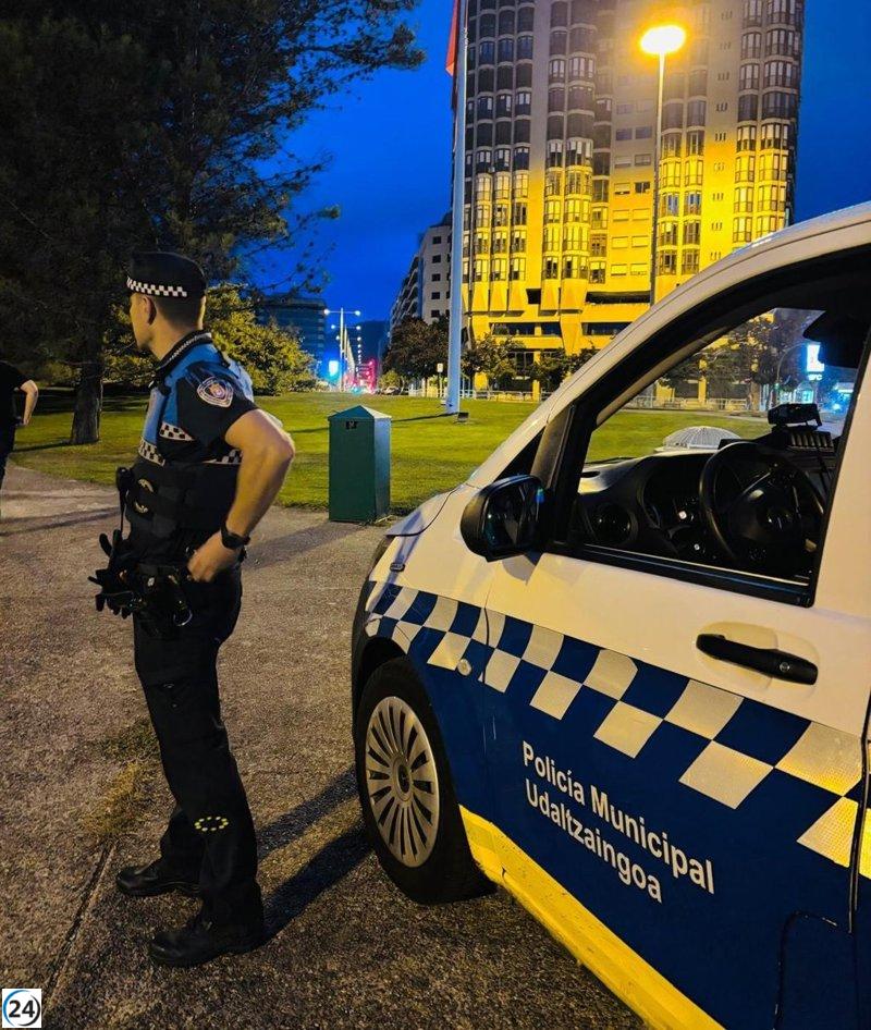 Menor arrestado en Pamplona por agredir a otro con una botella.