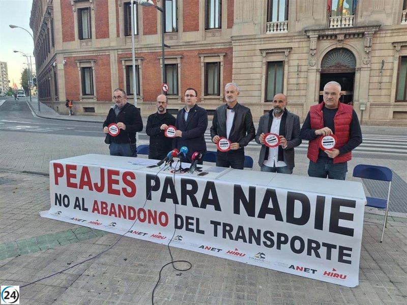 Organizaciones de transporte en Navarra alertan sobre protestas inminentes por el descuido del sector.