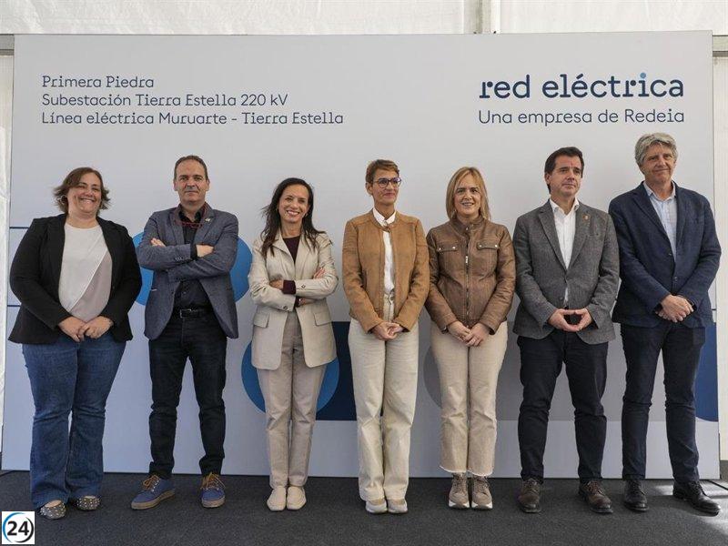 Red Eléctrica da el primer paso en la construcción de la línea Tierra Estella-Muruarte.