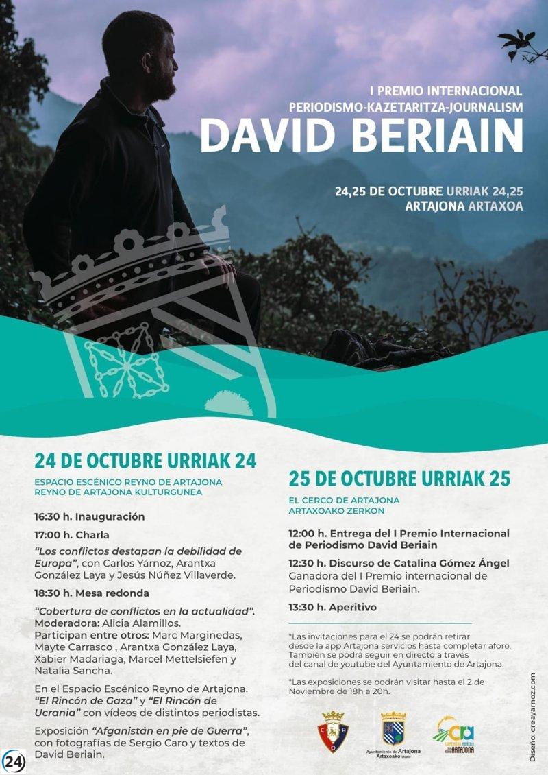 Artajona celebra jornadas de periodismo bélico en el marco del premio David Beriain.