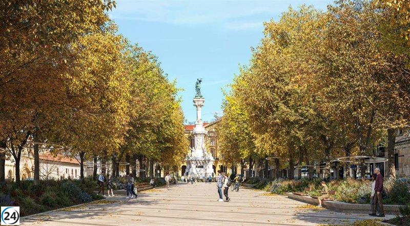 Viana da luz verde al proyecto de Sarasate y propone conservar el Monumento a los Fueros en su estado actual.