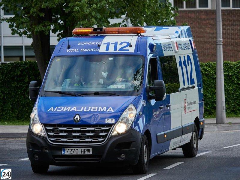 Peatón lesionado tras ser atropellado por un vehículo en Ansoáin.