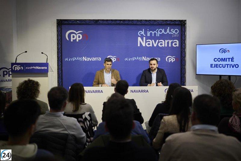 El PP de Navarra elige a Sergio Sayas como nuevo secretario general en la renovación de su Comité de Dirección.