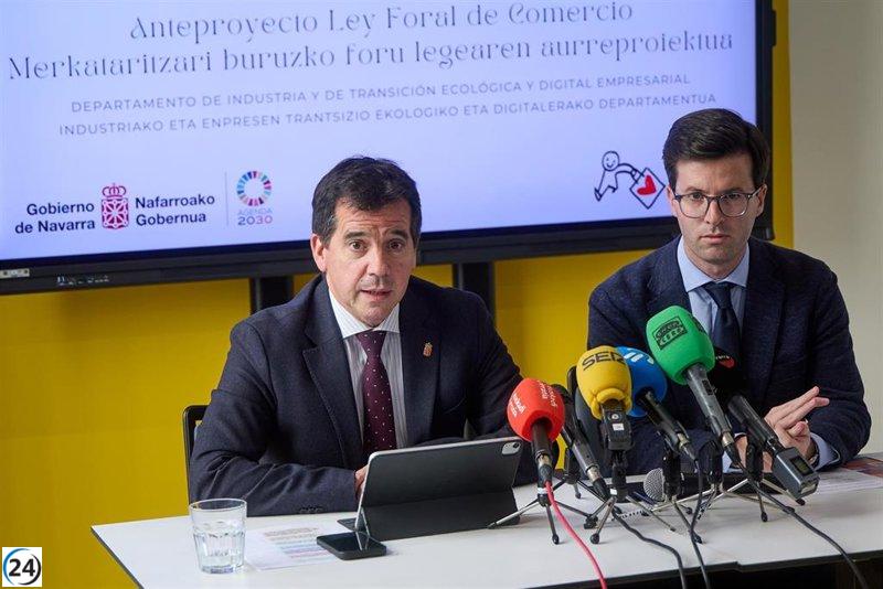 Navarra impulsa una ley crucial para revitalizar el comercio local.