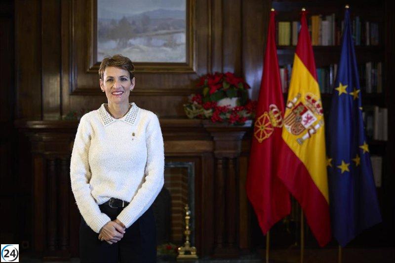 Chivite afirma que Navarra culmina 2025 con una economía robusta, aunque enfrenta retos en vivienda y salud.