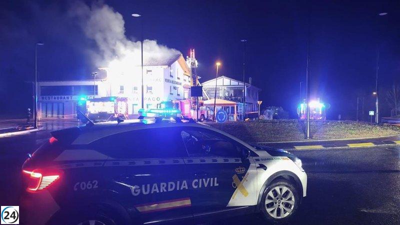 Apagan incendio en Dantxarinea sin causar heridos.
