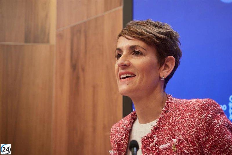 Chivite asegura que su administración avanza con solidez y promete un futuro prometedor.