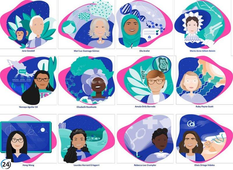 Veintidós negocios de Pamplona se suman a la celebración del Día Internacional de la Mujer y la Niña en la Ciencia.