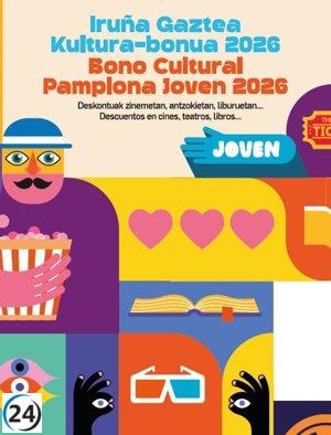 Casa de la Juventud reanuda el Bono Cultural Pamplona Joven, que ofrece rebajas en cine, literatura y teatro.