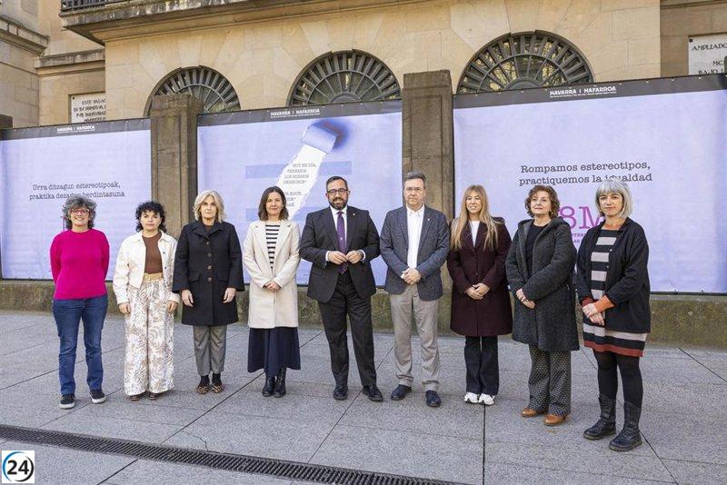 Gobierno de Navarra llama a la ciudadanía a desafiar estereotipos de género y reflexionar en el 8M.