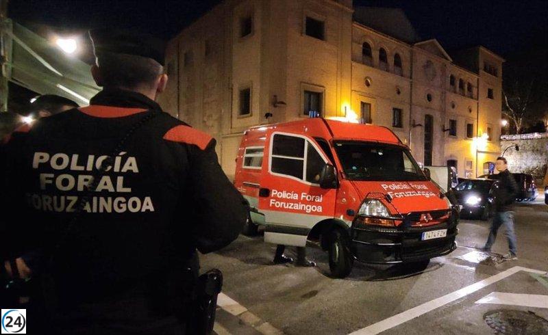 La Policía Foral detiene a 14 personas e investiga a 7 durante Semana Santa.
