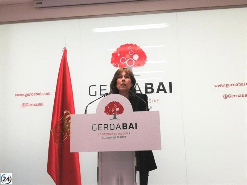 Barkos propone colaboración política e institucional para exigir inversión del Estado en Navarra.